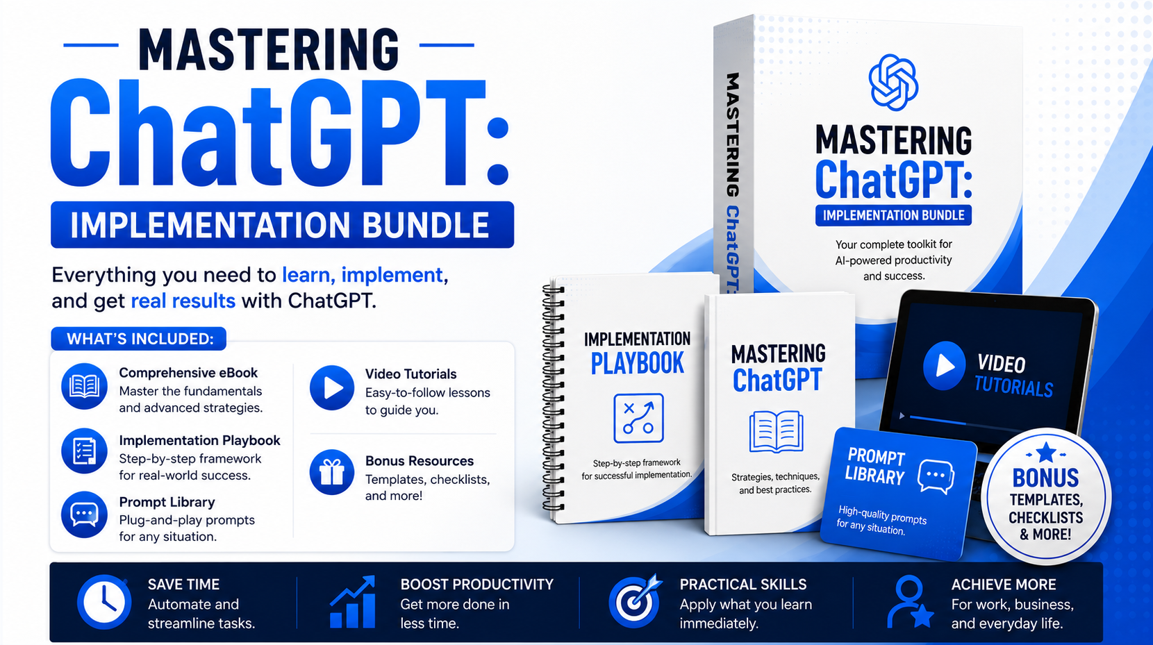 Mastering ChatGPT: Implementation Bundle preview